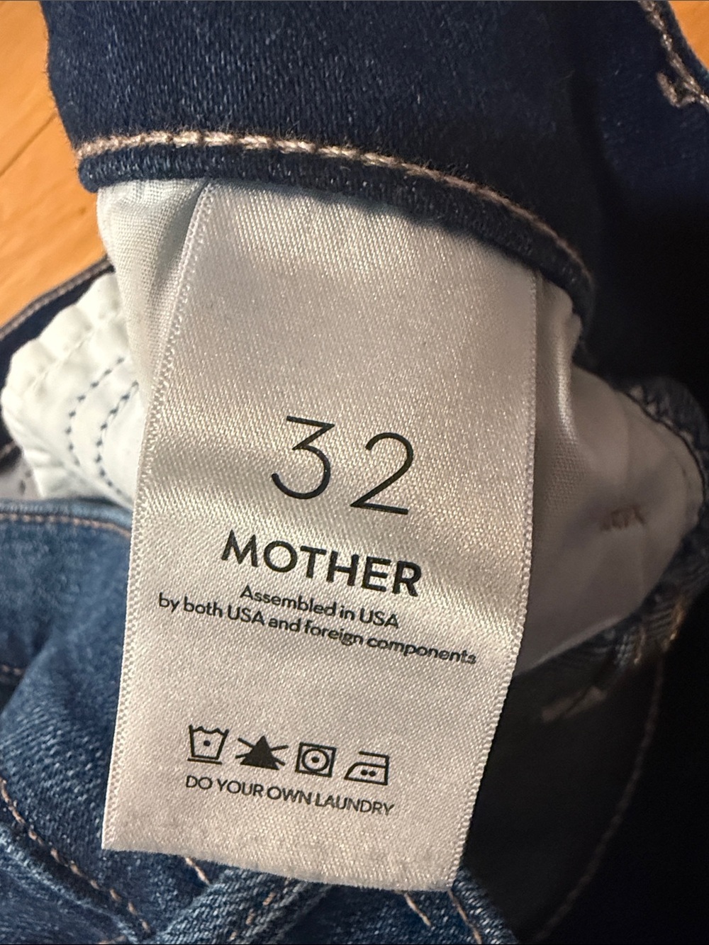 Mother The hustler ankle fray jeans size 32. - Picture 4 of 12